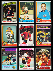 1974-1978 Topps Hockey Complete Set Run (4) - Sharp!