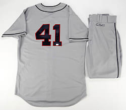 2022 Alec Burleson Signed St. Louis Cardinals Game-Used Throwback Alternate Jersey & Pants - Both MLB Holo