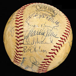 1964 World Champion St. Louis Cardinals Team-Signed ONL/Giles Baseball with (23) Signatures Including Bob Gibson, Lou Brock, Ken Boyer, Curt Flood