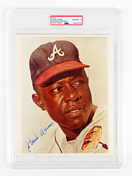 Hank Aaron Signed Limited-Edition Photograph Print - PSA GEM MINT 10 AUTO