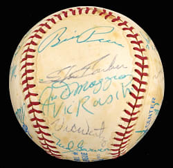 Hall of Famers & Stars Multi-Signed OAL/MacPhail Baseball with (23) Signatures Including Joe DiMaggio, Mel Allen, Bill Dickey