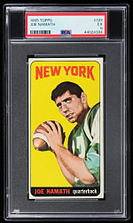 1965 Topps #122 Joe Namath Rookie Shortprint PSA EX 5
