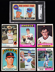 1968-1979 Topps Nolan Ryan Run (19) with SGC Authentic #177 Ryan Rookie