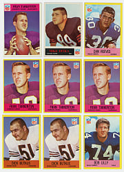 1964-1967 Philadelphia Football Collection (322) with 1967 Partial Set (147/198)