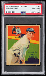 1934-1936 Diamond Stars #60 Red Ruffing PSA NM-MT 8 - Only 5 Higher