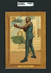 1911 T9 Turkey Red Cabinets #76 Jack Johnson SGC Authentic