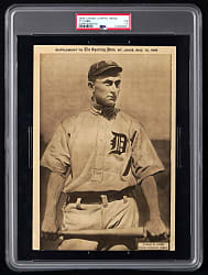 Lot # 11: 1909-1913 M101-2 Sporting News Supplements Ty Cobb PSA FAIR 1.5