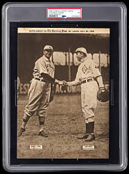 1909-1913 M101-2 Sporting News Supplements Cy Young/Lou Criger PSA POOR 1