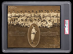 1909-1913 M101-2 Sporting News Supplements New York Giants Team Composite PSA POOR 1 (mk) with Christy Mathewson