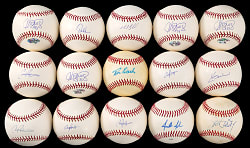 1980s-2000s Single-Signed Baseballs Collection (76) - Most Individually Certed