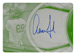2018 Topps Tribute Aaron Judge Signed #1/1 Printing Plate