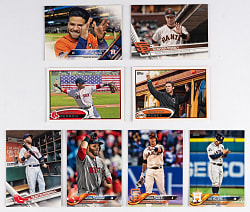 2012-2018 Topps Super Shortprint (SSP) Collection (8) Different with Altuve, Pedroia & Posey