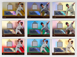 2011 Topps Tribute Ron Guidry Autographed Relic Complete/Near Rainbow Set Pair - (9 Total Cards)