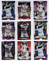 2019-2022 Topps Tribute Aaron Judge Near Rainbow Set Run - (17 Total Cards)