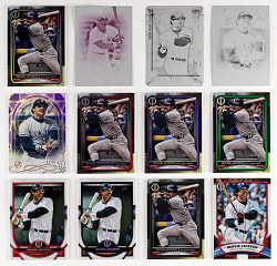 2009-2022 Topps Tribute Reggie Jackson Complete/Near Rainbow Sets with (5) #1/1 - (31 Total Cards)