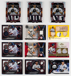 2009-2022 Topps Tribute New York Yankees Game-Used Relic Collection (154) with Several Low Numbers