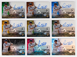 2014 Topps Tribute Paul O'Neill Traditions Certified Autograph Near Rainbow (9) with #1/1 Onyx