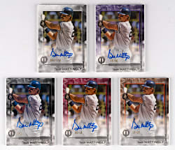 2019 Topps Tribute Don Mattingly Certified Autograph Near Rainbow Set (5) Different with #1/1
