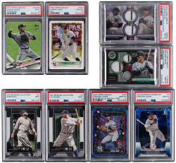 2017-2024 New York Yankees PSA Graded Stars (16) with (2) Aaron Judge Including Rookie & GEM MINT 10 SSP