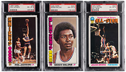 1976-1977 Topps Basketball PSA Graded Hall of Famers & Stars (7)
