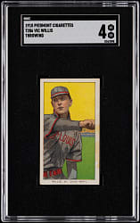 1909-1911 T206 White Border Vic Willis Throwing SGC VG/EX 4