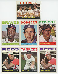 1964 Topps Collection (295) with (40+) Hall of Famers