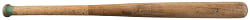 1923-1925 Hank Gowdy Professional Model Bat with Kork Grip Handle - PSA LOA