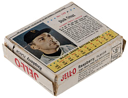 1963 Jell-O Original Complete Box with #139 Dick Groat
