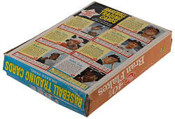 1962 Post Cereal Complete Box with (7) Baseball Cards on Back Including #136 Orlando Cepeda