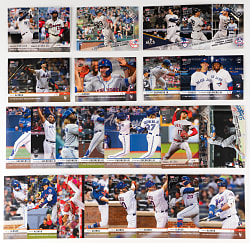2017-2020 Topps Now Collection (2,500+) with (325+) Rookies Including (33) Judge, (6) Ohtani, (5) Acuna & (10) Guerrero Jr.