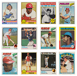 1970-1979 Topps Singles Collection (4,300+) with (175+) Hall of Famers Including Hank Aaron & Rookies