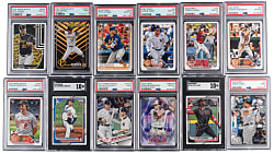 2018-2025 Modern Superstar & Rookie PSA & SGC NM-MT 8 to GEM MINT 10 Graded Collection (53) with (23) GEM MINT 10 Including Aaron Judge & Yoshinobu Yamamato RC