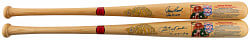 Johnny Bench & Carl Yastrzemski Signed & Date Inscribed Cooperstown Bat Co. Proof Pair