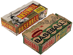 1959-1962 Topps 5-Cent Display Box Run