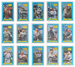 1972 Kellogg's All-Time Baseball Greats Complete Set Hoard (50) - Sharp!