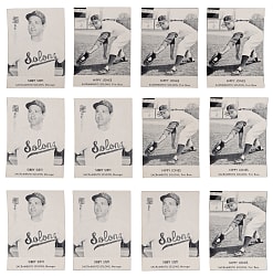 1958 Union Oil Sacramento Solons Hoard (92) Total - Clean!