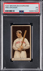 1912 T207 Brown Background Tris Speaker PSA FAIR 1.5