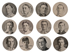 1909-1911 E254 Colgan's Chips Stars of the Diamond Collection (12)