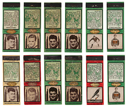 1934-1937 Diamond Matchbooks Football Collection (166) with (17) Hall of Famers Including Bronko Nagurski