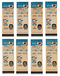 1961 F & M Bank Minnesota Twins Matchbook Covers Collection (60) with (6) Complete Sets