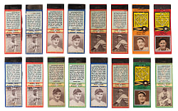 1934-1937 Diamond Matchbook Collection (225+) with (34) Hall of Famers Including (5) P. Waner, (4) Dean & (3) Hubbell