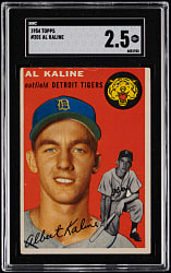 1954 Topps #201 Al Kaline Rookie SGC GOOD+ 2.5