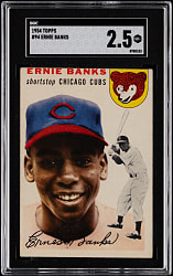 1954 Topps #94 Ernie Banks Rookie SGC GOOD+ 2.5