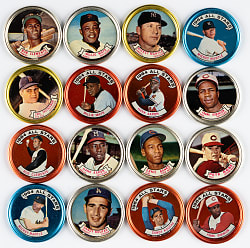 1964 Topps Coins Complete Set (165) with Both Mickey Mantle All-Star Variations