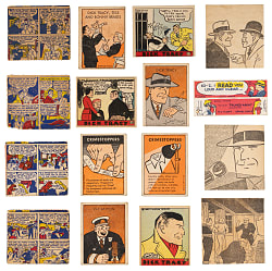 1930s-1960s Dick Tracy Collection (35+) with 1935 Chicago Tribute Cartoon Comics Subset