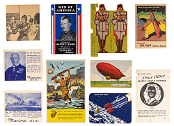 1920s-1960s Military & Space Themed Non-Sport Collection (65+) with Tough Types