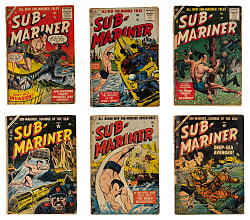 1954-1969 Atlas/Marvel Sub-Mariner Comic Books (12)