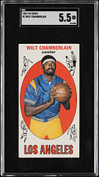 1969-1970 Topps Basketball #1 Wilt Chamberlain SGC EX+ 5.5