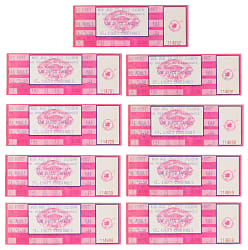 1977 St. Louis Cardinals vs. San Diego Padres Full Unused Tickets (9) - Lou Brock Stolen Base #893 Surpassing Ty Cobb for Most All-Time!