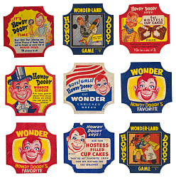1950s Wonder Bread Howdy Doody Bread Label Collection (52) with (2) Complete Sets